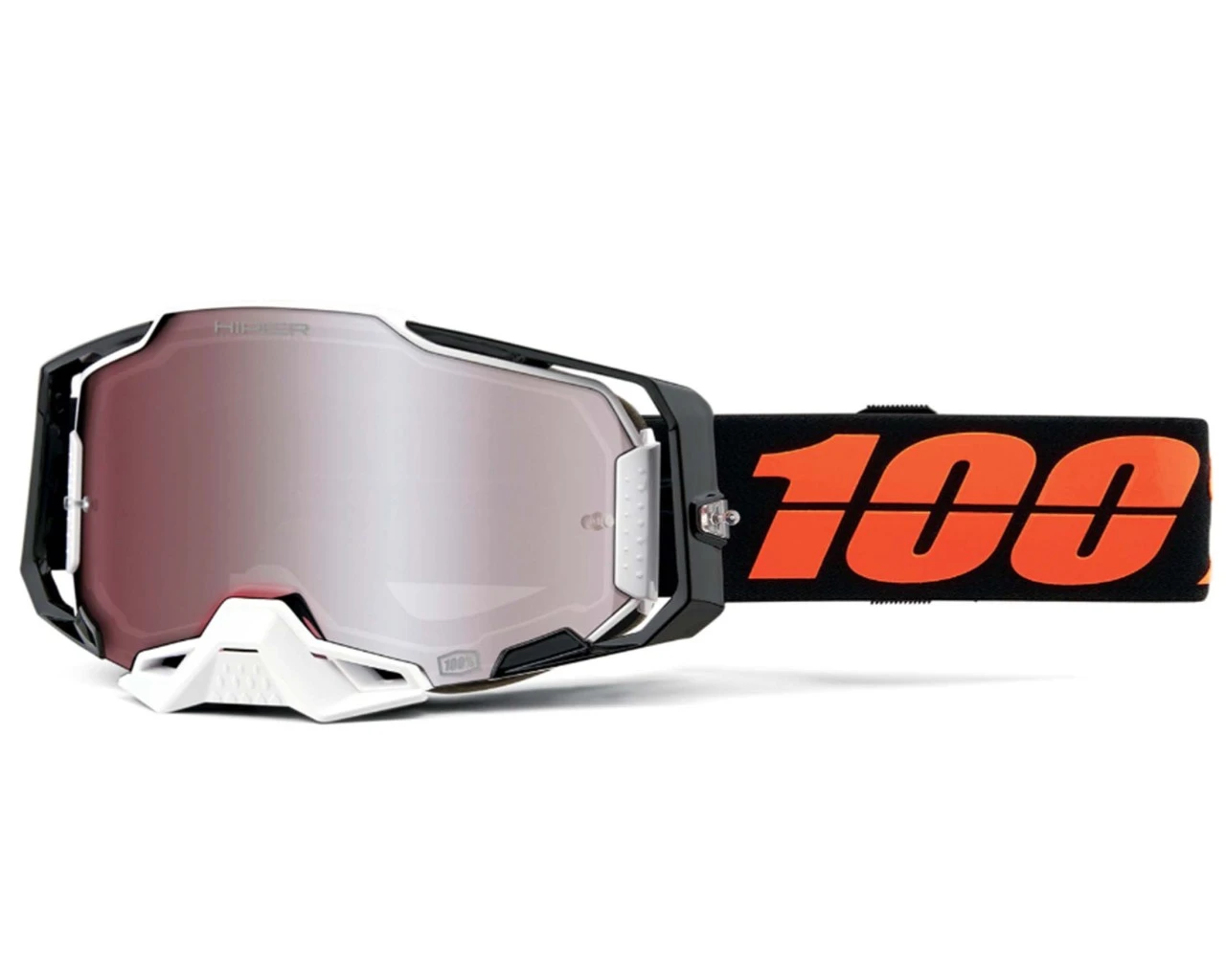 100% Armega HiPER Goggle - Spiegelglas Sportbrille | Blacktail