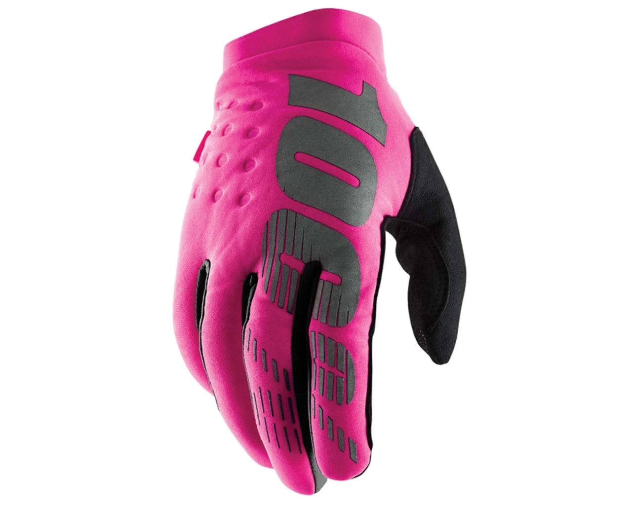 100% Brisker Schlechtwetter Damen Handschuhe | Neon Pink-black