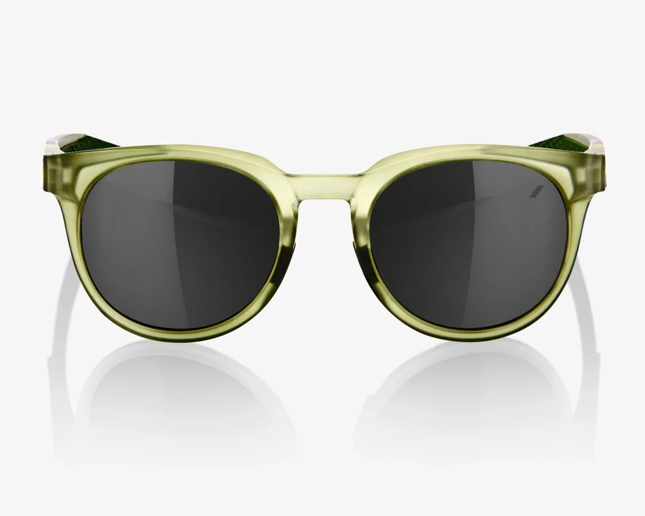 100% Campo - Mirror Lense Fahrrad Sonnenbrille | Matte Translucent Olive Slate – Bild 2