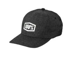 100% Generation X-Fit Flexfit Hat | Charcoal