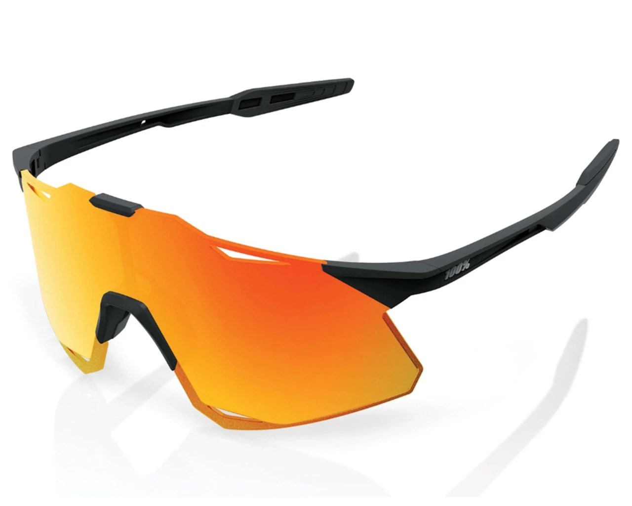 100% Hypercraft - HiPER Lens Fahrrad Sportbrille | Matte Black