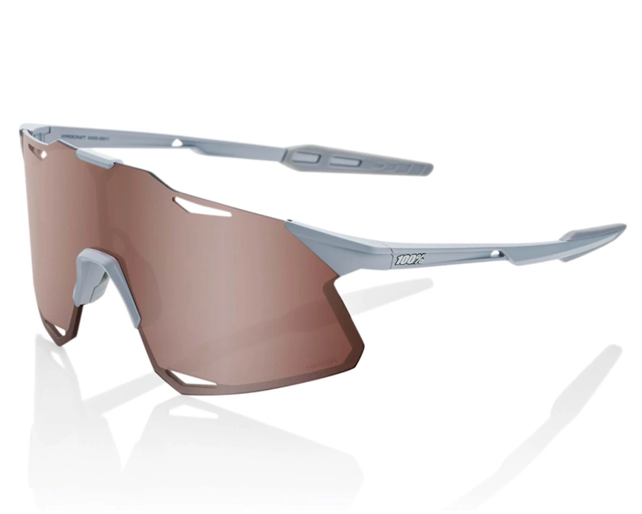 100% Hypercraft - Hiper Lens Fahrrad Sportbrille | Matte Stone Grey