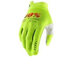 100% ITrack Handschuhe (SP21) | Fluo Yellow