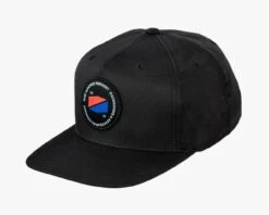 100% Jefferson Snapback Hat | Black