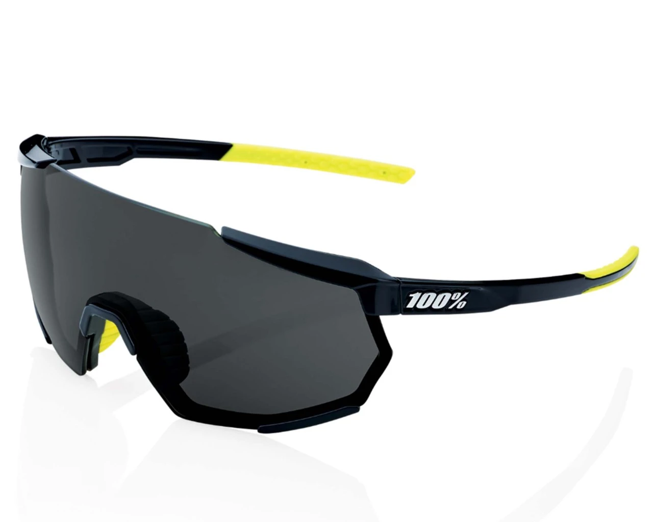 100% Racetrap - 3.0 Smoke Lens Fahrrad Sonnenbrille | Gloss Black