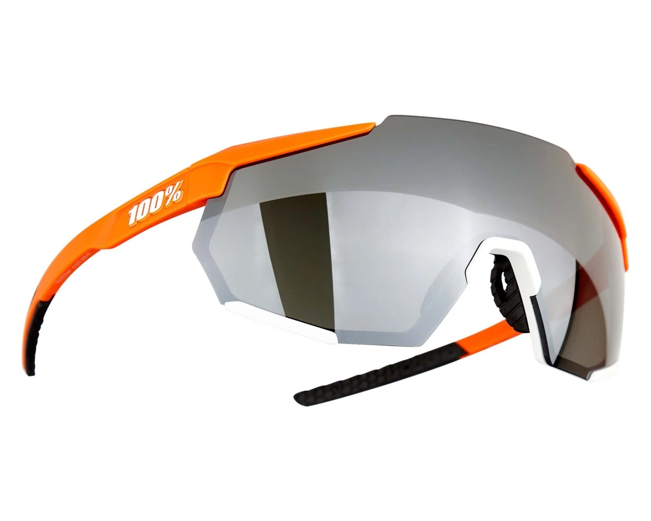 100% Racetrap Mirror Lens - Sport Sonnenbrille | Soft Tact Oxyfire