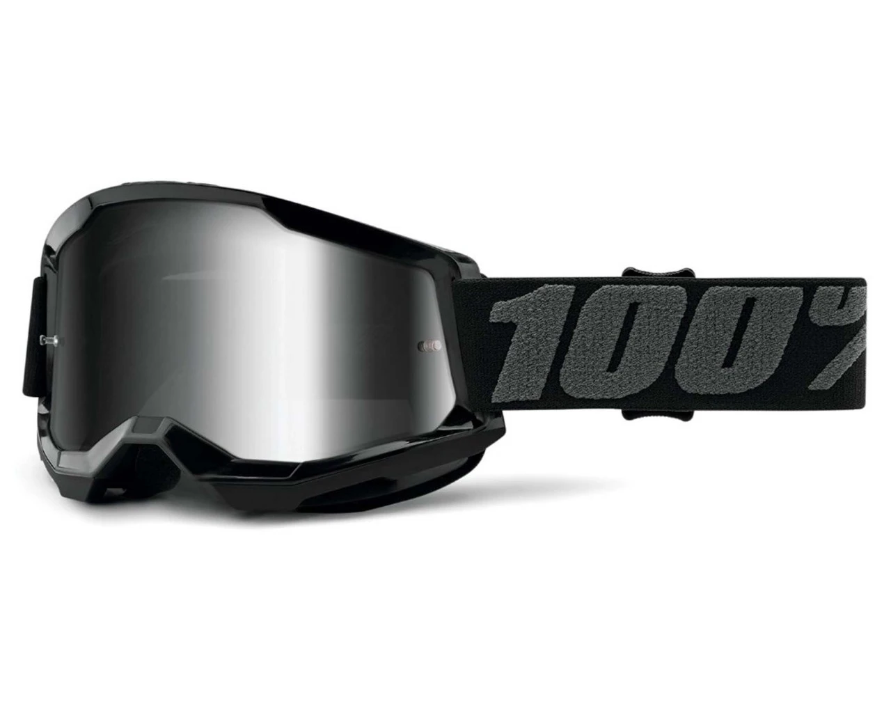 100% Strata 2 Goggle - Spiegelglas Sportbrille | Black