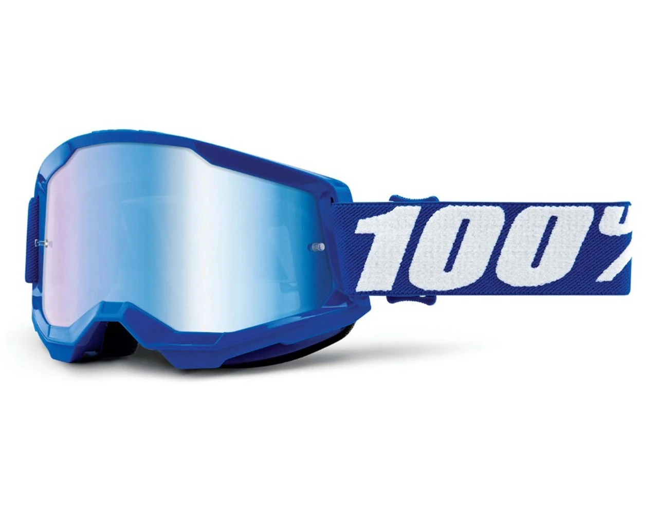 100% Strata 2 Goggle - Spiegelglas Sportbrille | Blue