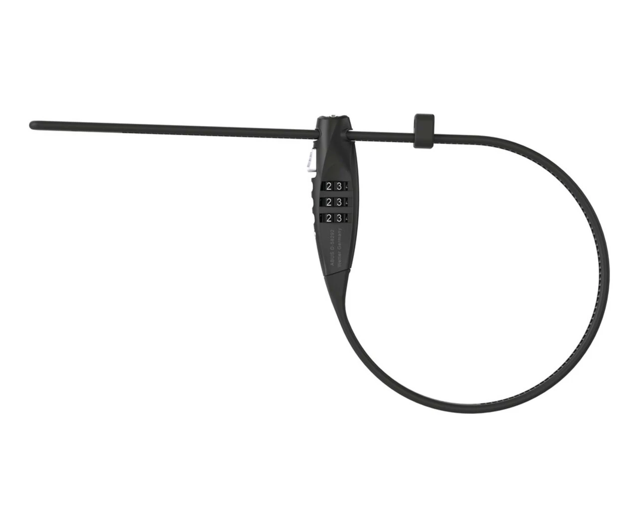 Abus Combiflex TravelGuard - Spezialschloss Für Helme/Taschen/Ski | Black