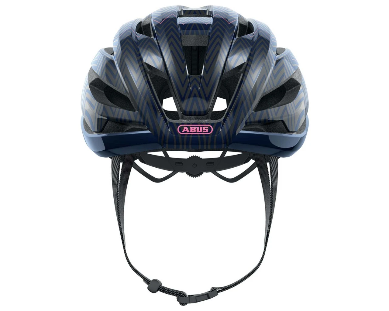 Abus StormChaser Rennrad Fahrradhelm | Zigzag Blue – Bild 2