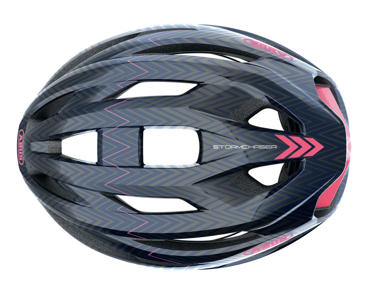 Abus StormChaser Rennrad Fahrradhelm | Zigzag Blue – Bild 4