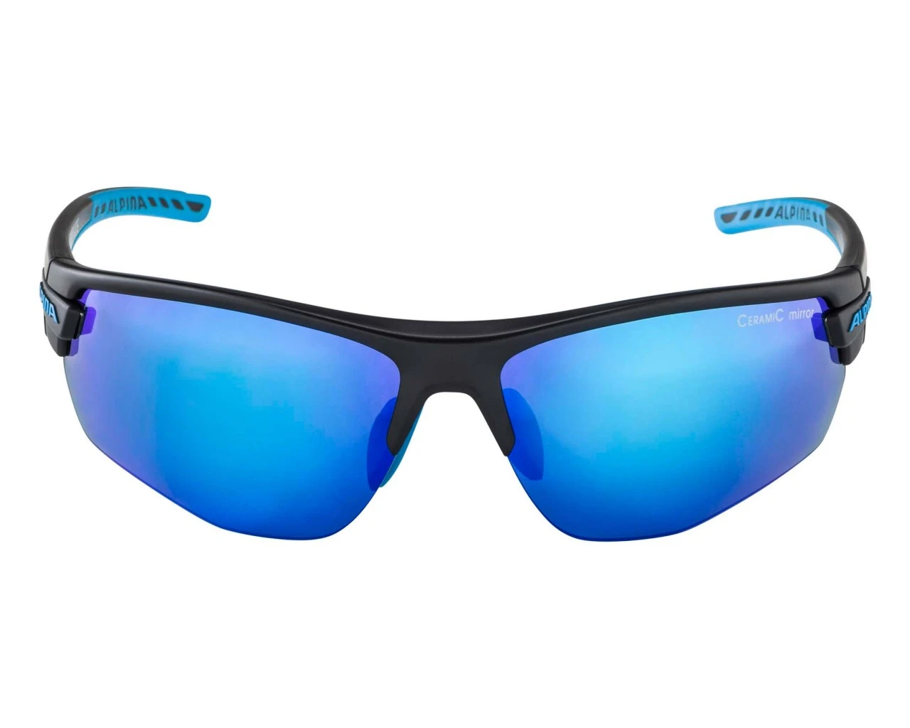 Alpina Tri-Scray 2.0 HR Sportbrille | Black Matt-cyan – Bild 2