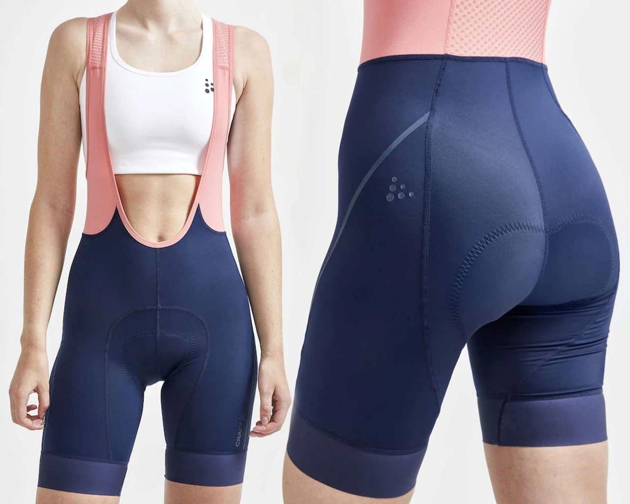 Craft Adv Endur Damen Bib Shorts | Blaze-coral – Bild 2