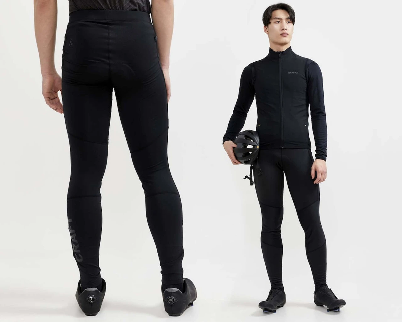 Craft Core Bike SubZ Wind Tights Lang | Black – Bild 2