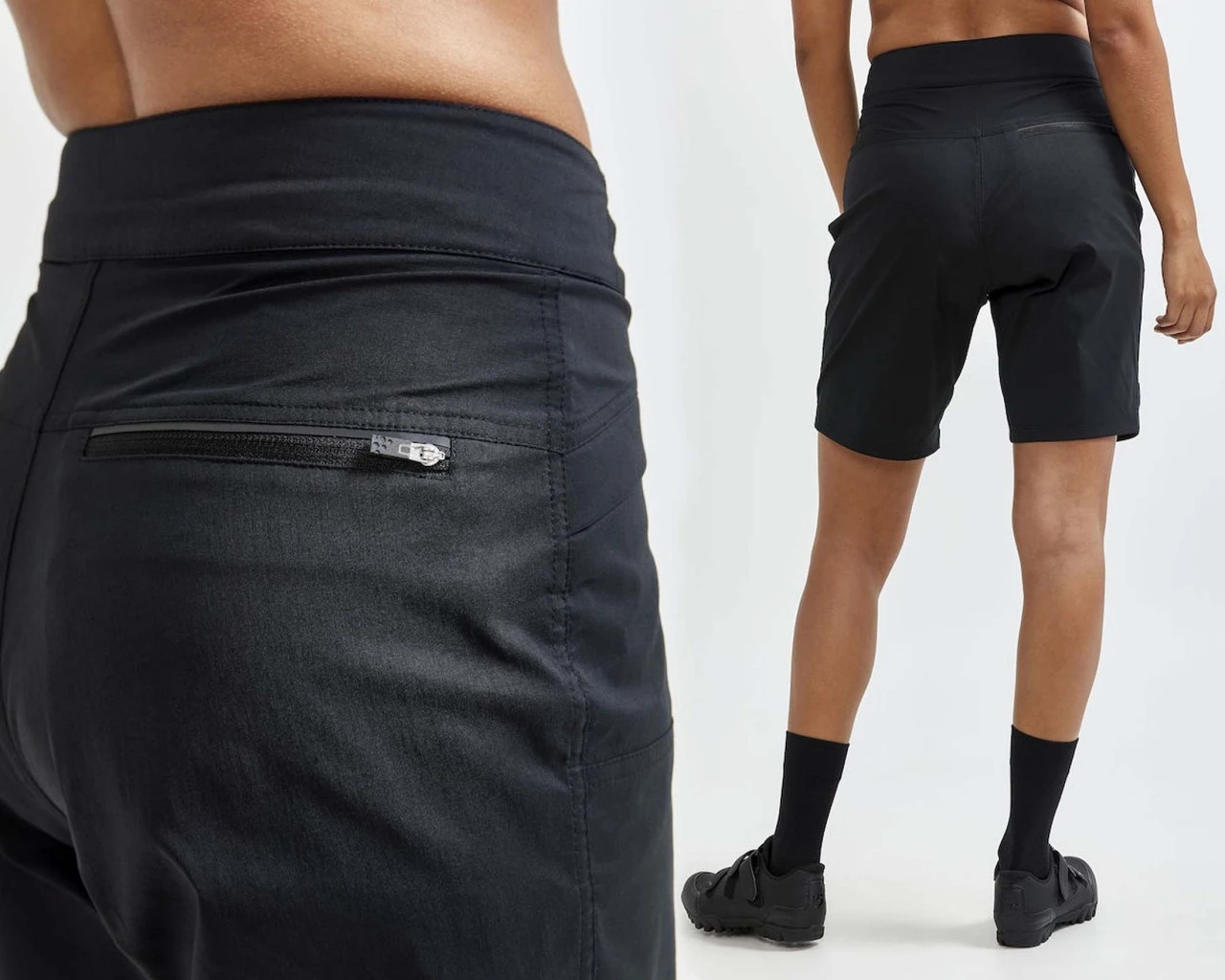 Craft Core Offroad XT Damen Shorts Mit Pad | Black – Bild 3