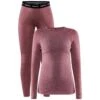 Craft Core Wool Merino Set Damen Langarm | Rose-melange -Cube Verkäufe craft core wool merino set damen langarm rose melange xxl 001 85312 2200x1760 1280x1280
