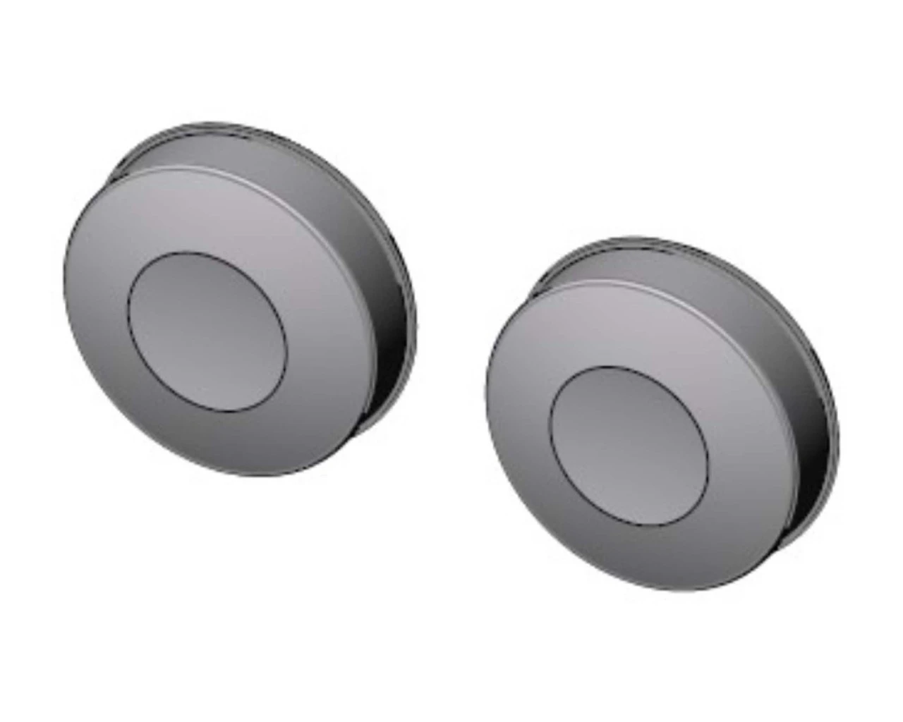 Croozer Staubkappenset Für Kid Vaaya / Keeke / Cargo Tuure | Grau