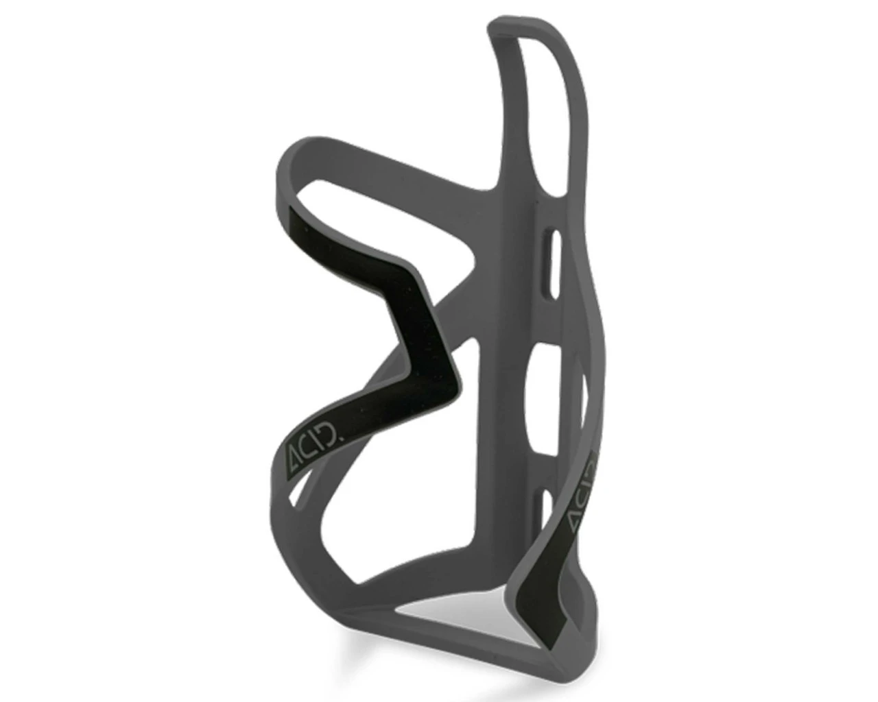 Cube Acid Flaschenhalter HPP Sidecage | Matt Grey´n´glossy Black