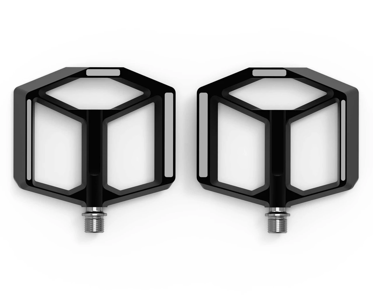 Cube ACID Pedale FLAT A2-IB Hybrid (paar) | Black