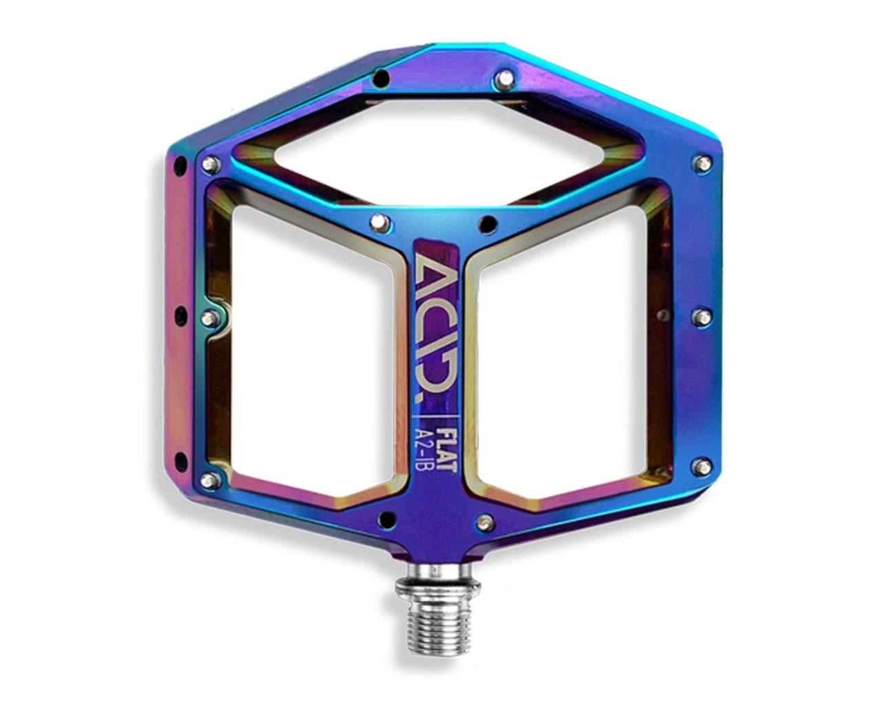 Cube ACID Pedale Flat A2-IB (Paar) | Oil Slick