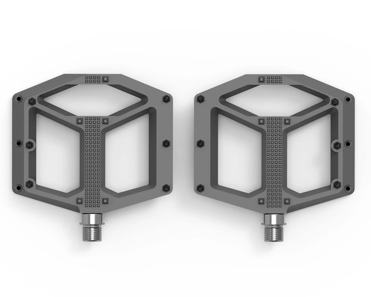 Cube ACID Pedale FLAT C1-IB X Actionteam (paar) | Grey N Orange