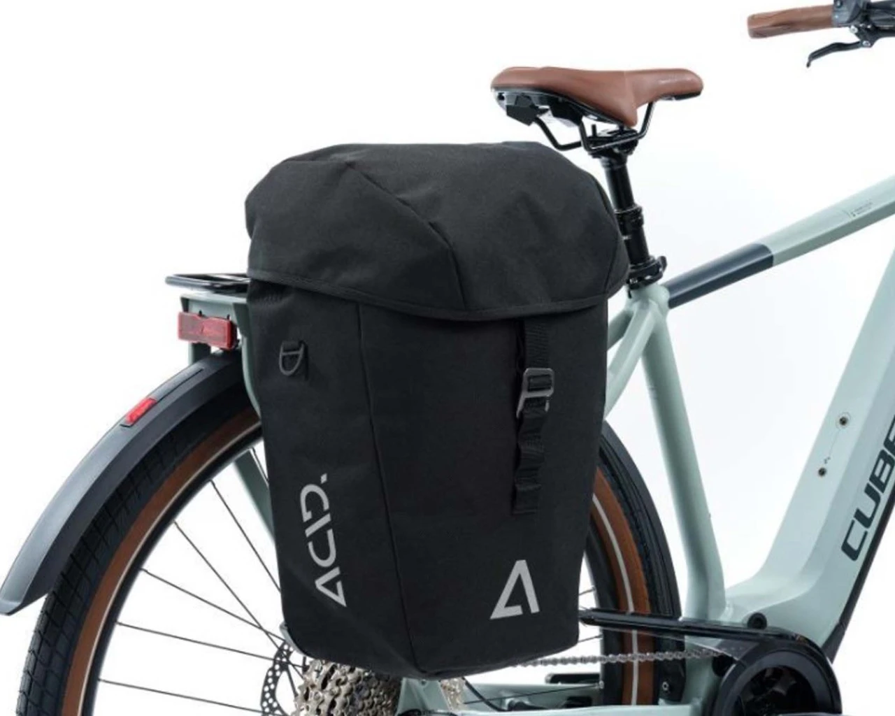 Cube ACID Seitentasche CITY 20 SMLink - 20 Liter Gepäckträgertasche | Black – Bild 3