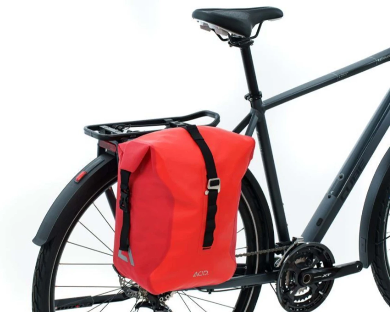 Cube Acid Seitentasche PRO 15 SMLink - 15 Liter Gepäckträgertasche | Flame´n´black – Bild 3