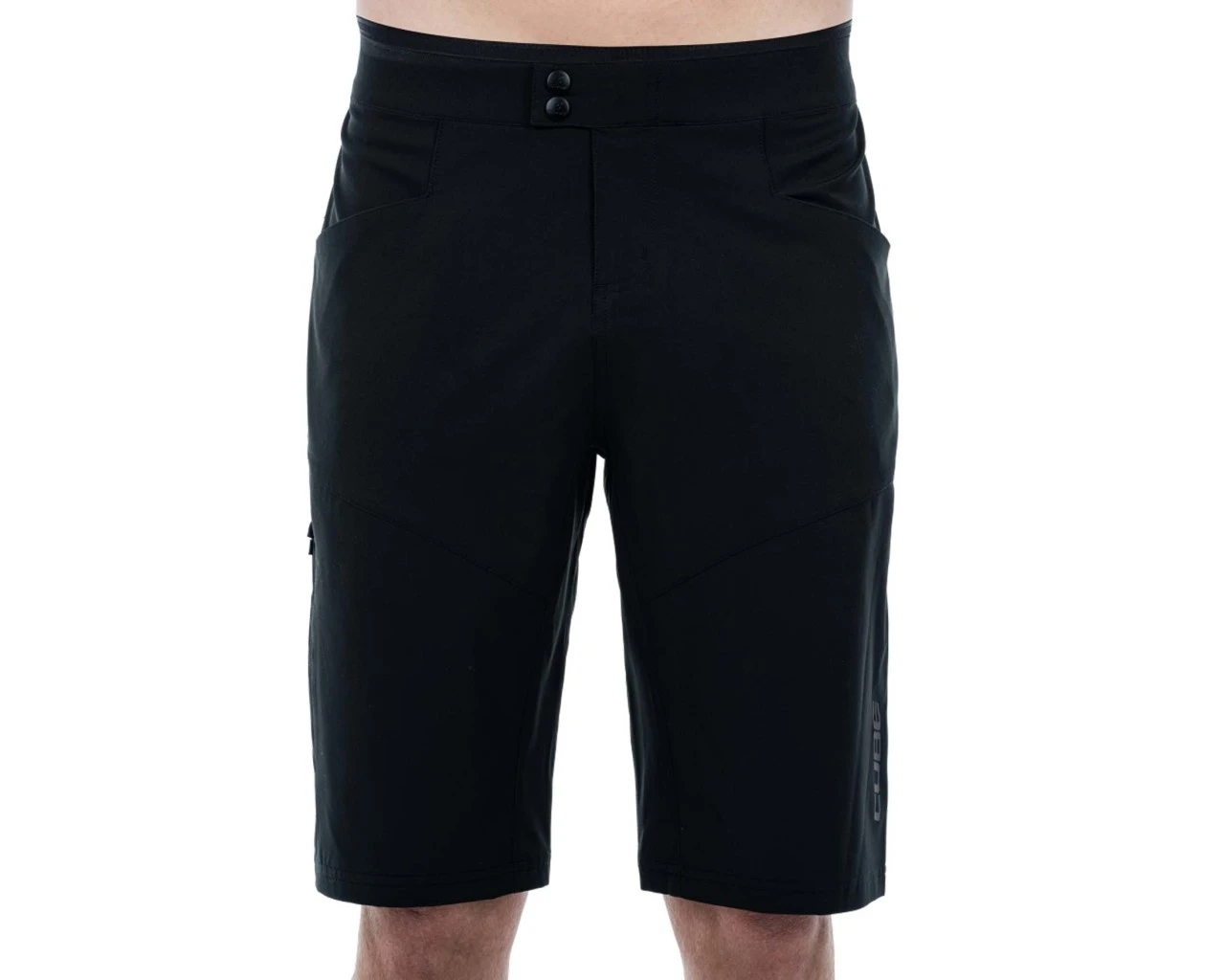 Cube ATX Baggy Shorts CMPT Inkl. Innenhose | Black – Bild 2
