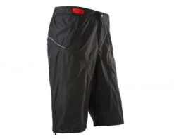 Cube Blackline Regenhose Kurz | Schwarz/grau/rot