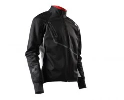 Cube Blackline Softshell Jacke | Schwarz/weiß/rot
