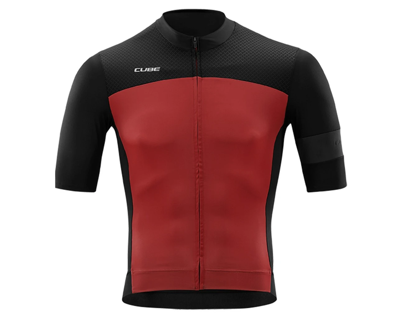 Cube Blackline Trikot Kurzarm | Black N Red