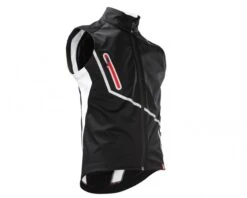 Cube Blackline Windweste | Schwarz/weiß/rot