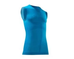 Cube Funktionsunterhemd ärmellos | Blau/weiß/rot