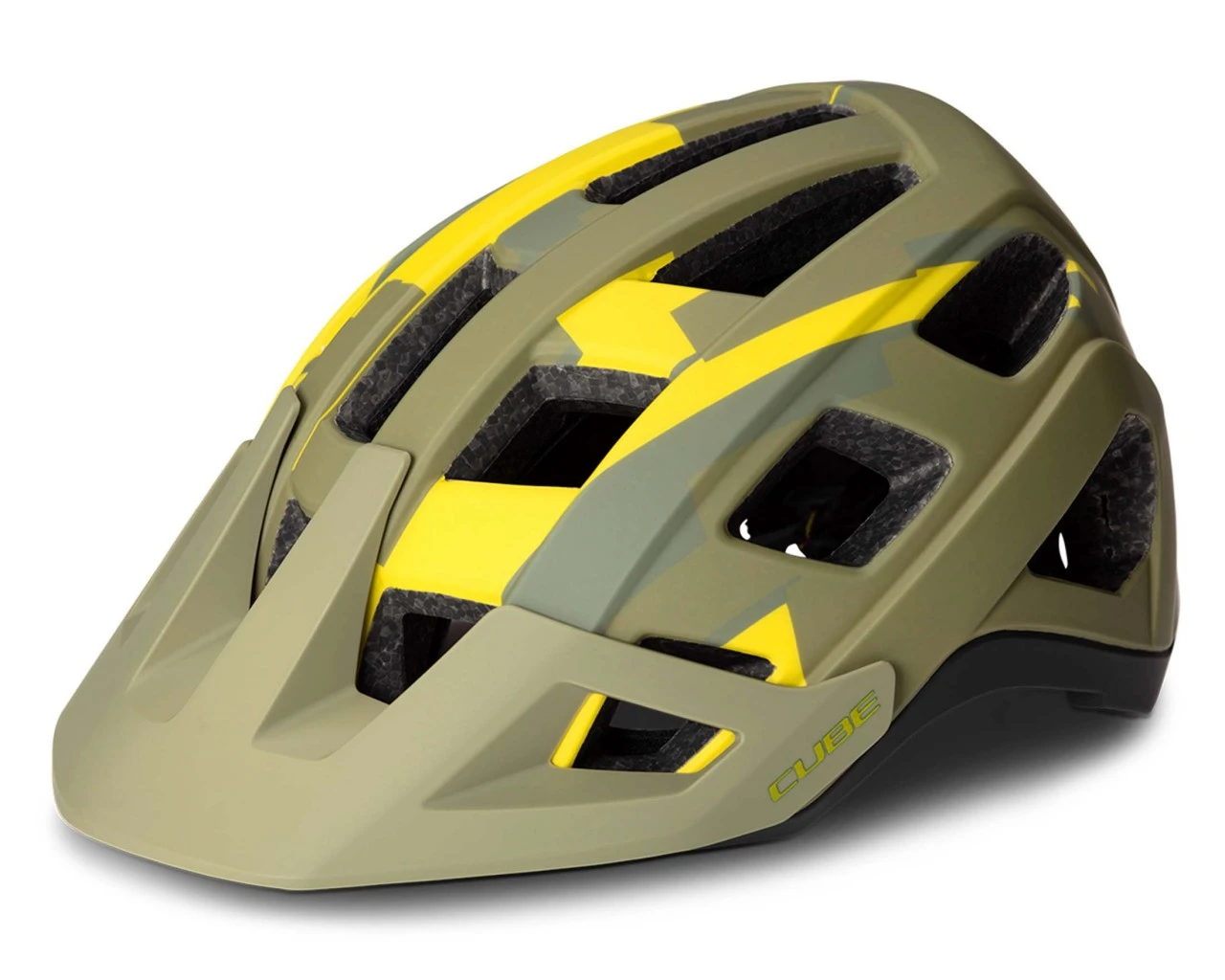 Cube Helm Badger MTB Fahrradhelm | Green Camo