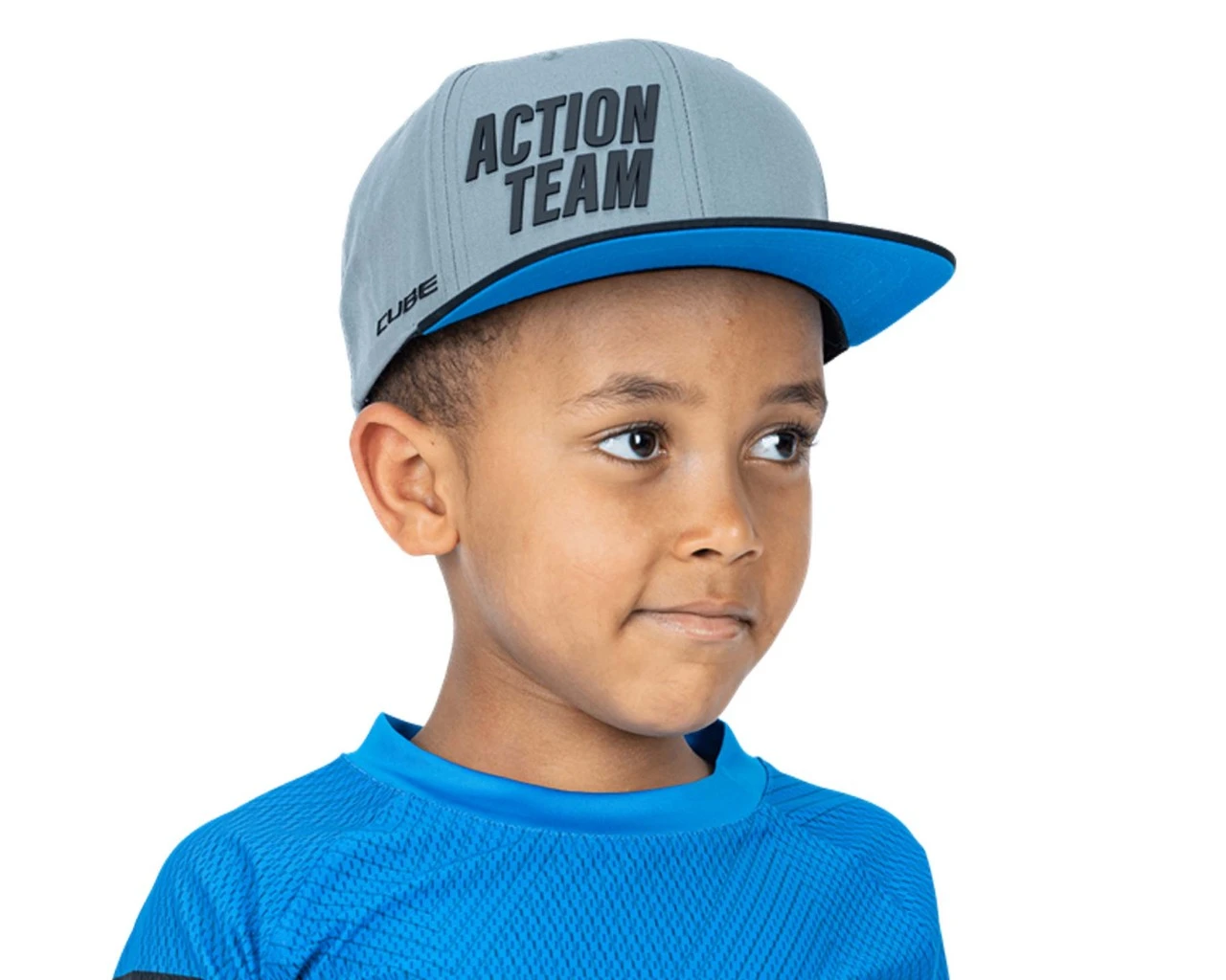 Cube Junior Freeride Cap X Actionteam | Grey N Black – Bild 2