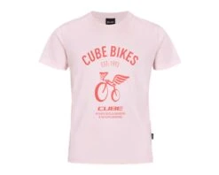 Cube Junior Organic T-Shirt Wings | Rose