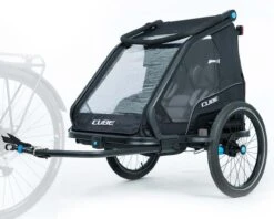 Cube Kinder Fahrradanhänger Double CMPT | Black -Cube Verkäufe cube kinder fahrradanhnger double cmpt black 003 98329 2200x1760 1280x1280
