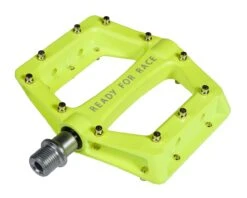 Cube RFR Pedale Flat RACE | Neon Yellow