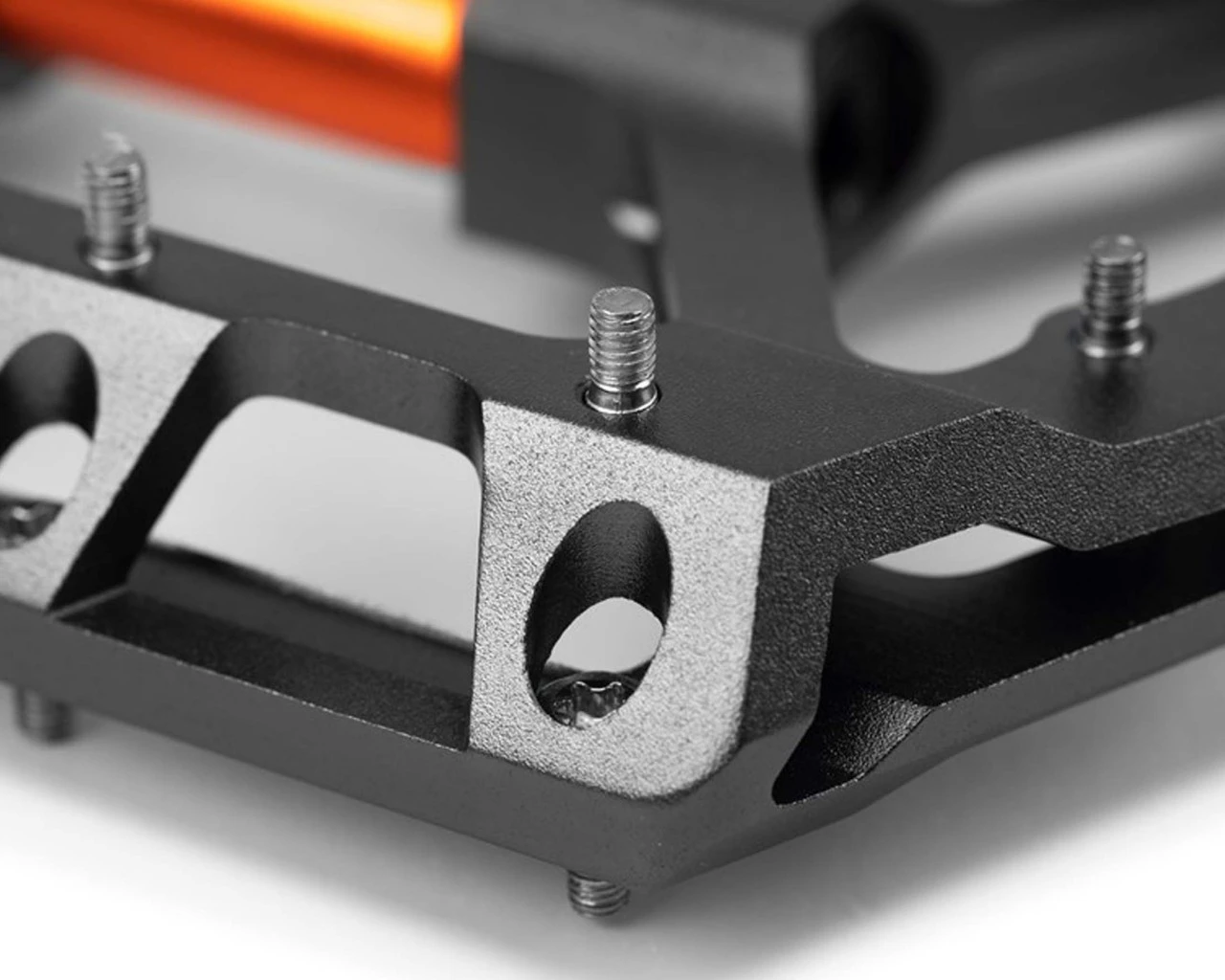 Cube RFR Pedale Flat SLT 2.0 (Paar) | Grey N Orange – Bild 3