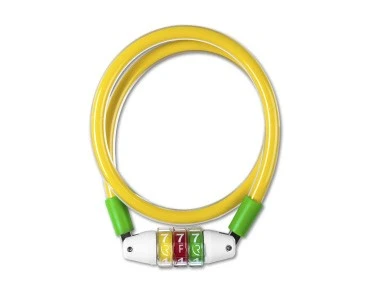 Cube RFR Zahlenkabelschloss Junior | Yellow N Green