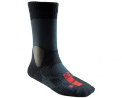 Cube Socke AM Blackline | Schwarz/anthrazit/rot