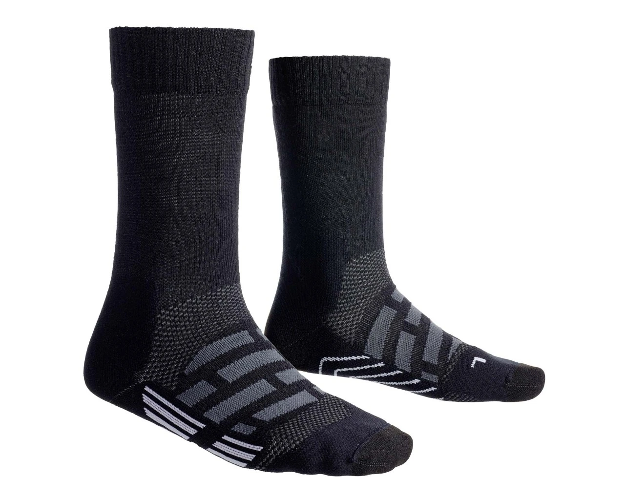 Cube Socke Mountain | Black N Grey N White