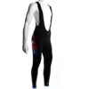 Cube Teamline Bib Tight Men | White-black-blue-red