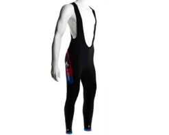 Cube Teamline Bib Tight Men | White-black-blue-red