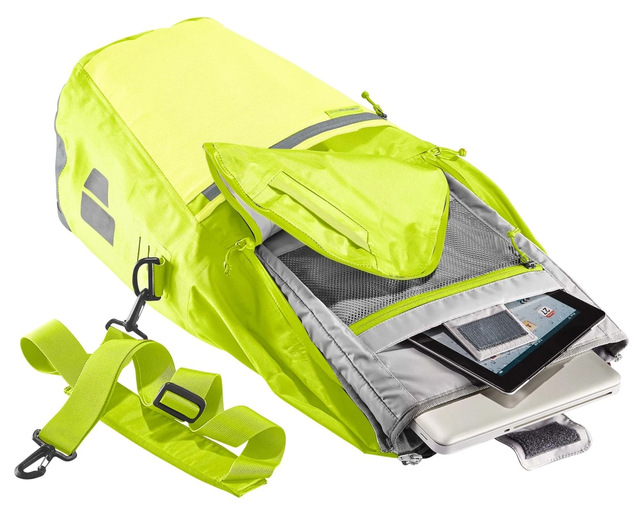 Deuter Mainhattan 17+10 Liter - Fahrrad Gepäckträgertasche | Citrus-graphite – Bild 7