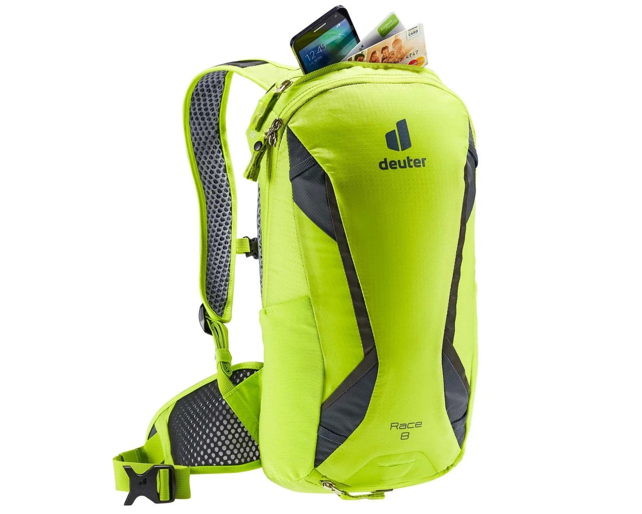Deuter Race 8 Liter Fahrradrucksack PFC-frei | Citrus-graphite 8 Deuter Race 8 Liter Fahrradrucksack PFC-frei | Citrus-graphite – Bild 6