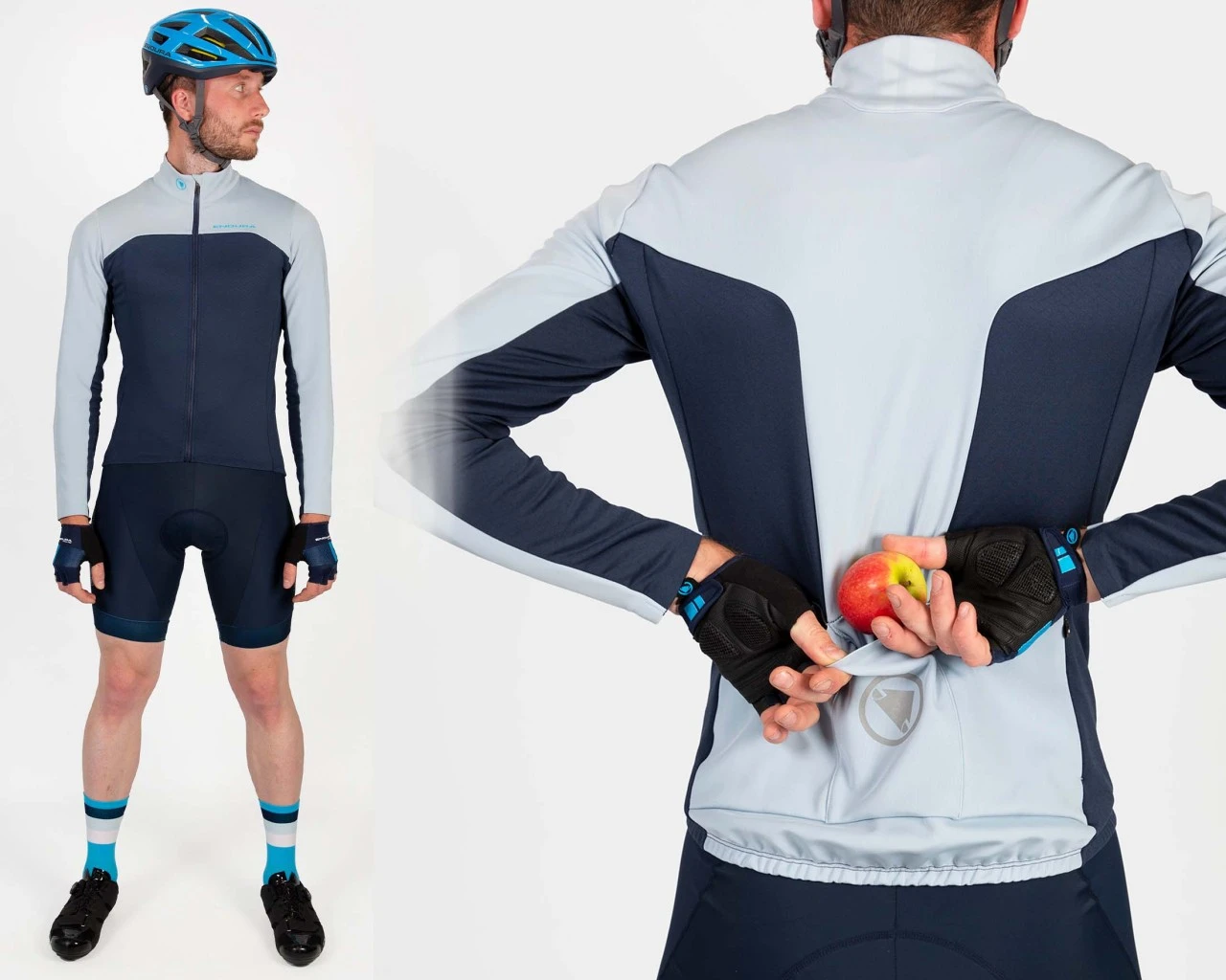 Endura FS260-Pro Roubaix Trikot Langarm | Ink Blue – Bild 3