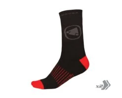 Endura Thermolite II Socken (Doppelpack) | Schwarz