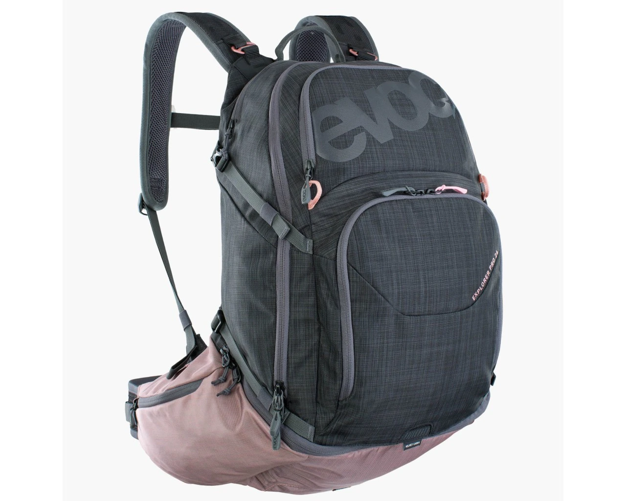 Evoc Explorer Pro 26 Liter Fahrrad Rucksack | Carbon Grey-dusty Pink