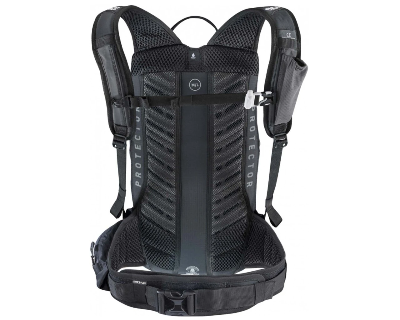 Evoc FR Lite Race 10 Liter Fahrradrucksack | Carbon Grey-orange – Bild 3